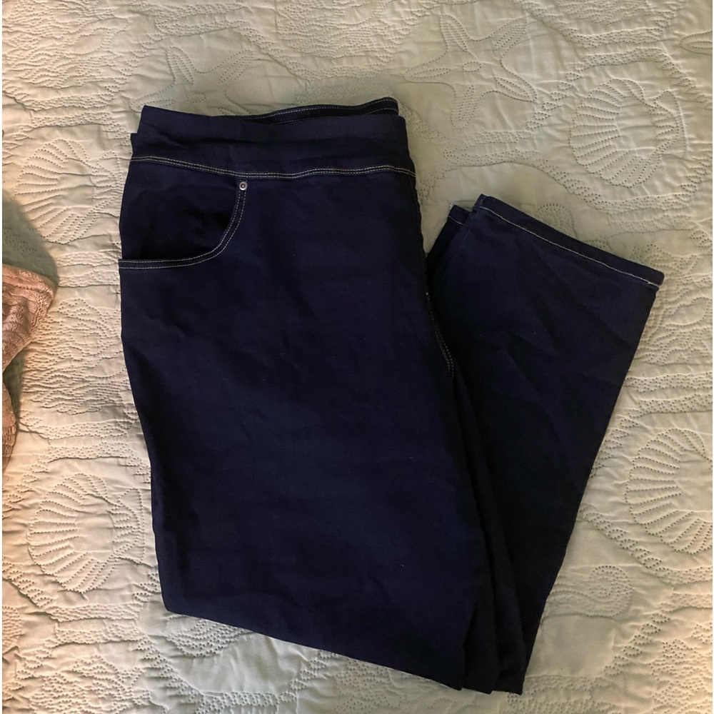 Women’s size 24-26 3x NWOT Terra & Sky stretch pull on elastic waist jeans